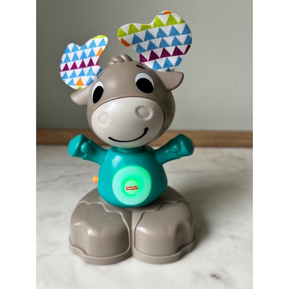 Singing Moose Light-up Toy Fisher-Price Linkimals Works Tested